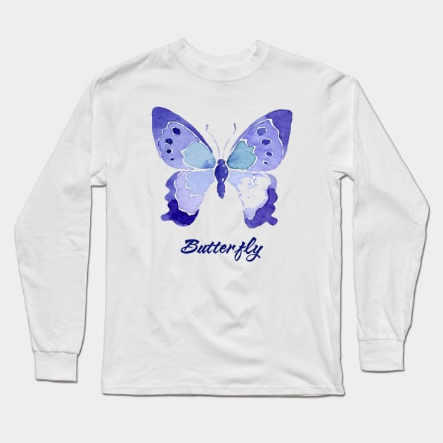 Beautiful Butterfly Long Sleeve T-Shirt by This is store